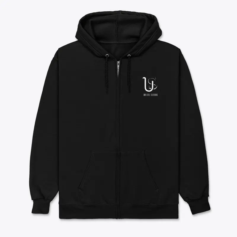 LOGO ZIP HOODIE BY UMI  STYLE CLOTHING